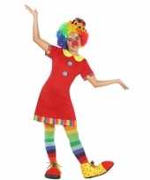 Clown floppy verkleedjurkje voor meisjes